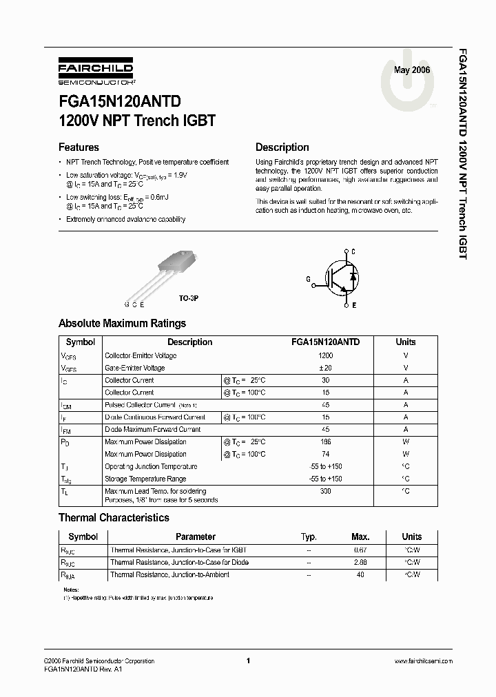 FGA15N120ANTD1_1240108.PDF Datasheet