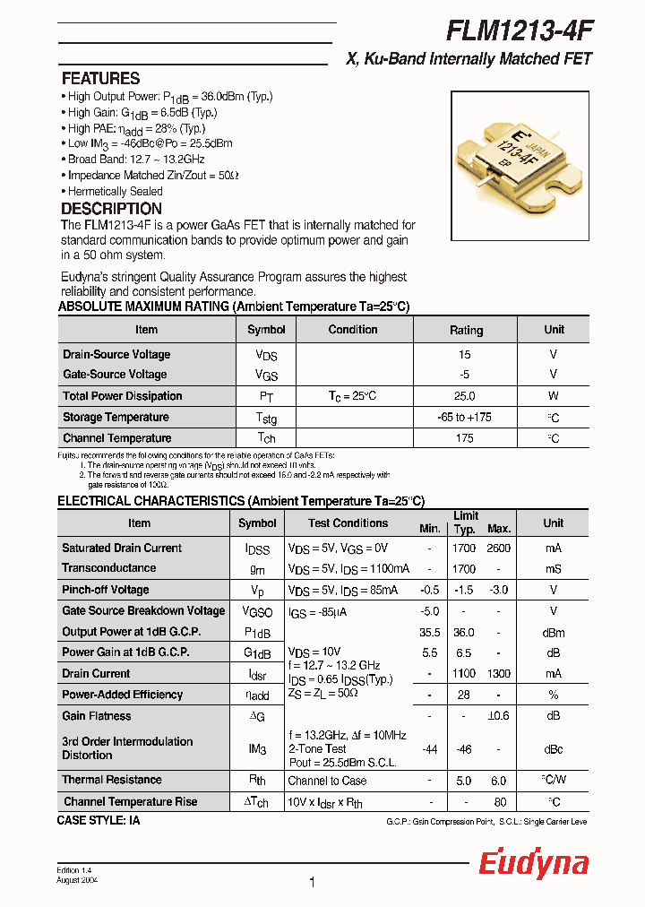 FLM1213-4F_1067512.PDF Datasheet