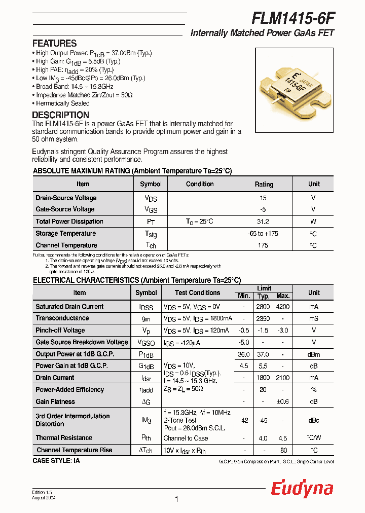 FLM1415-6F_1240650.PDF Datasheet