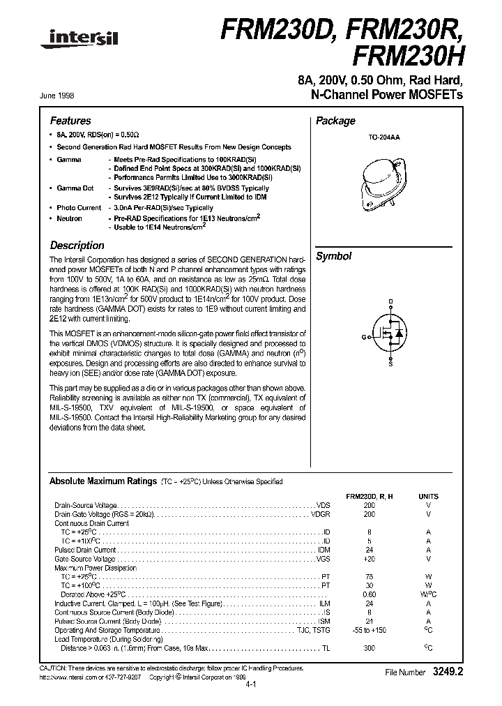 FRM230R_1242297.PDF Datasheet