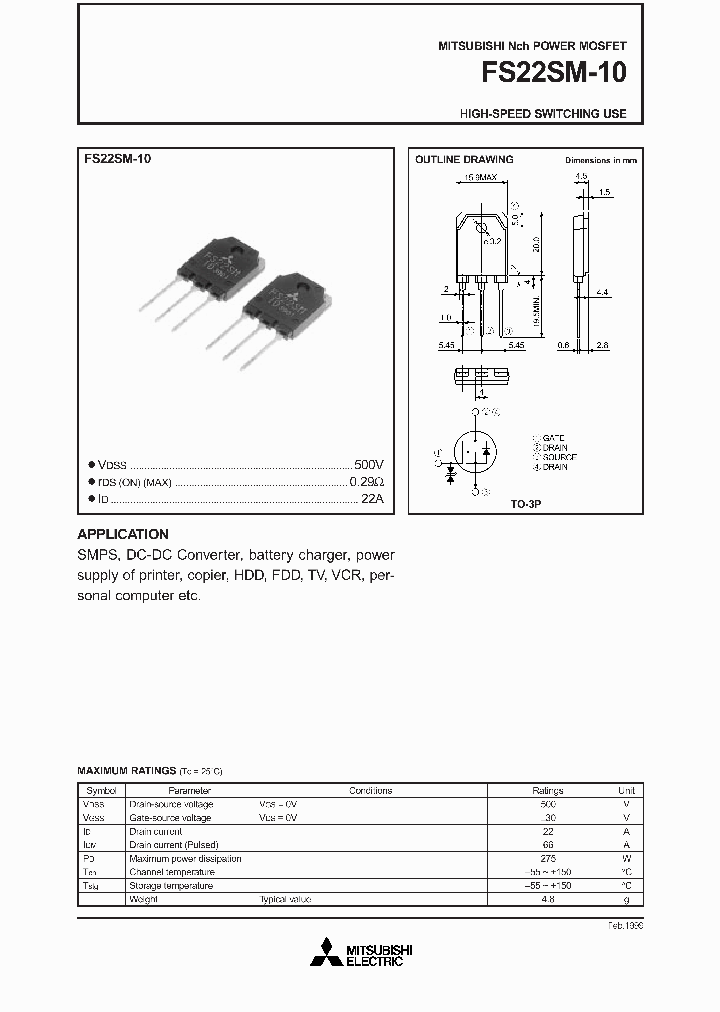 FS22SM-10_1242484.PDF Datasheet