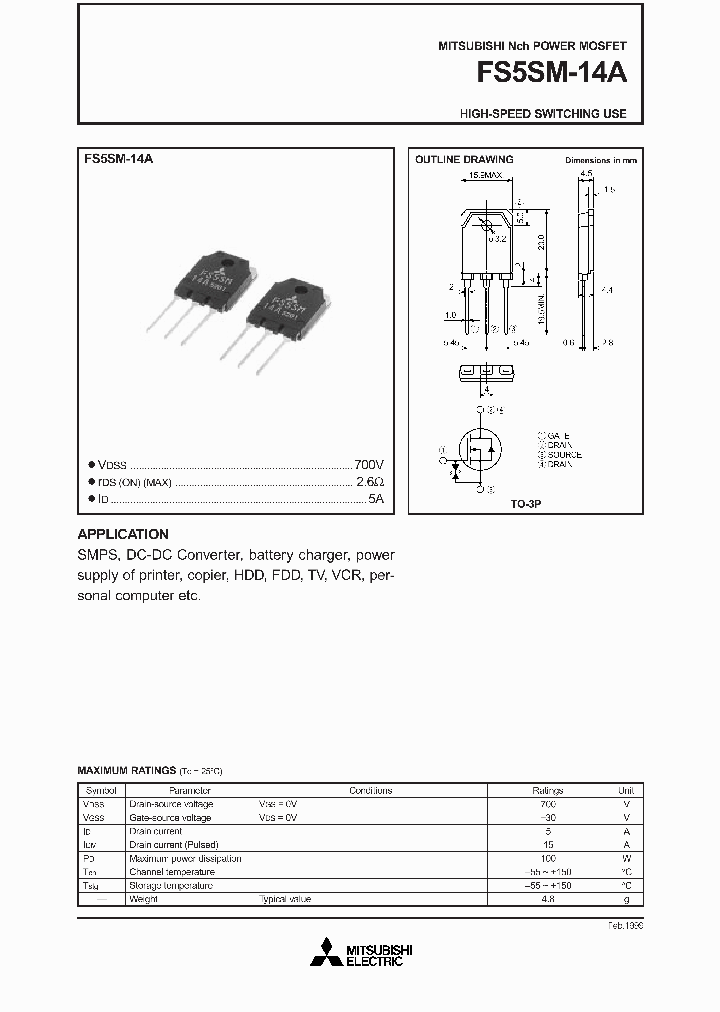 FS5SM-14A_1127689.PDF Datasheet