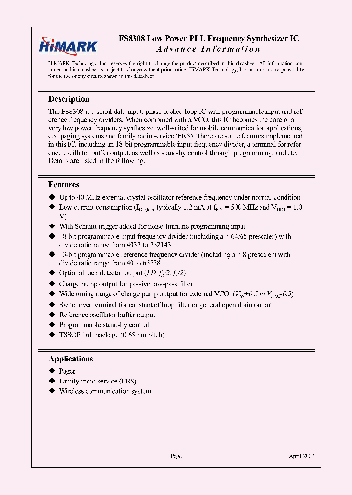 FS8308_1242769.PDF Datasheet