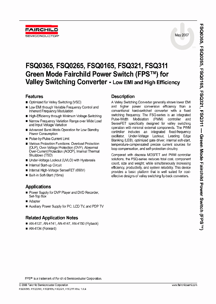 FSQ0165_1058314.PDF Datasheet