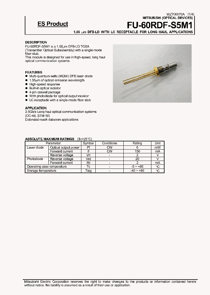 FU-60RDF-S5M1_1243347.PDF Datasheet