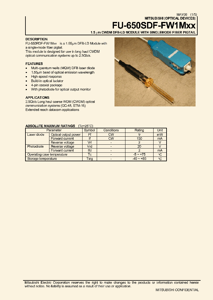 FU-650SDF-FW1M13_848603.PDF Datasheet