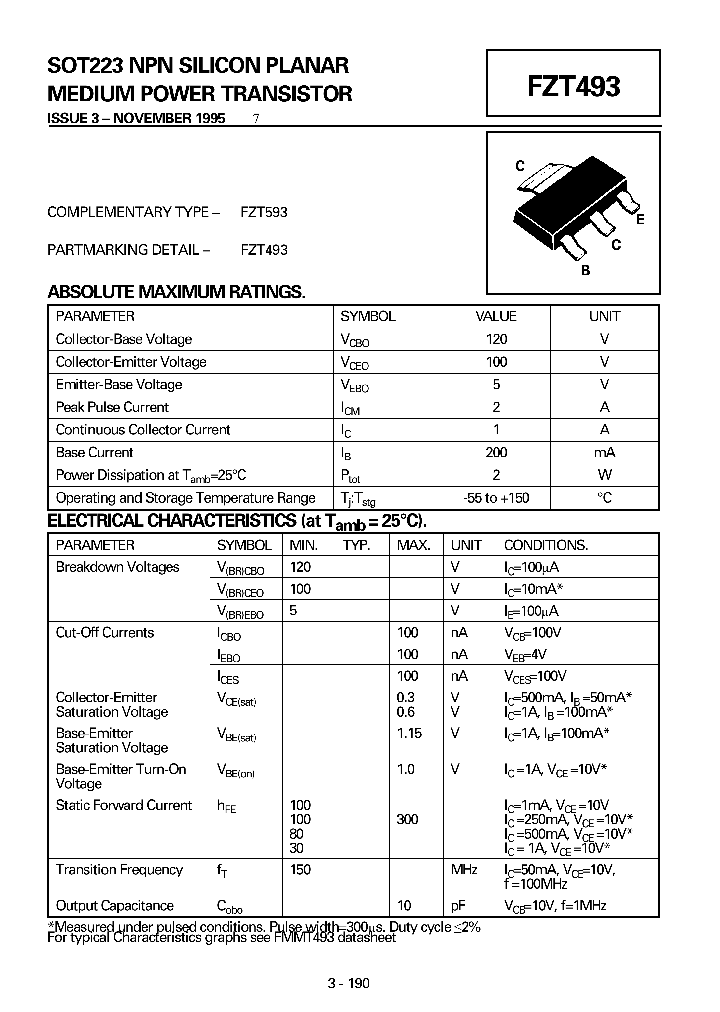 FZT493_1052337.PDF Datasheet