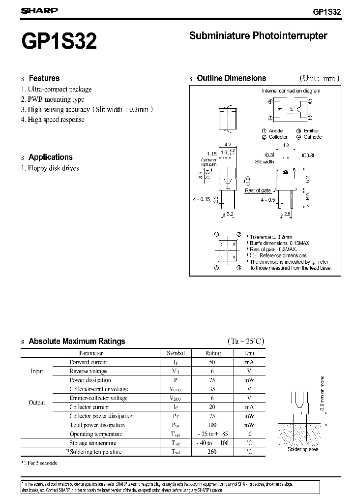 GP1S32_1245535.PDF Datasheet