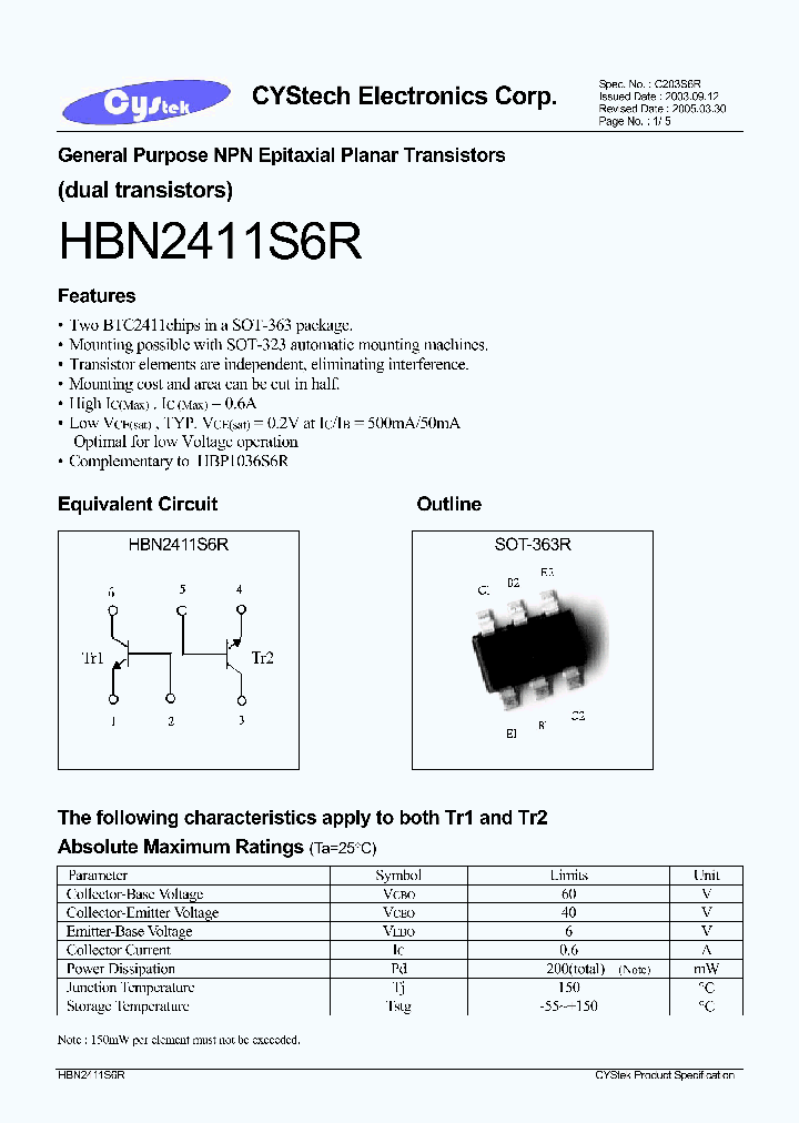 HBP1036S6R_1247406.PDF Datasheet