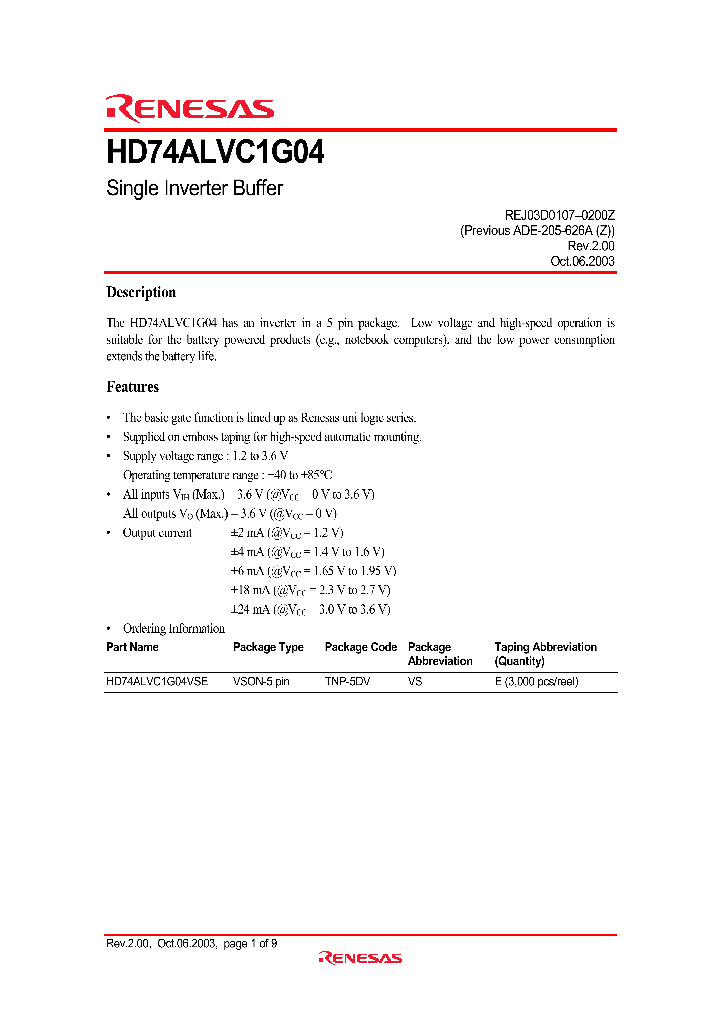 HD74ALVC1G04VSE_1248218.PDF Datasheet