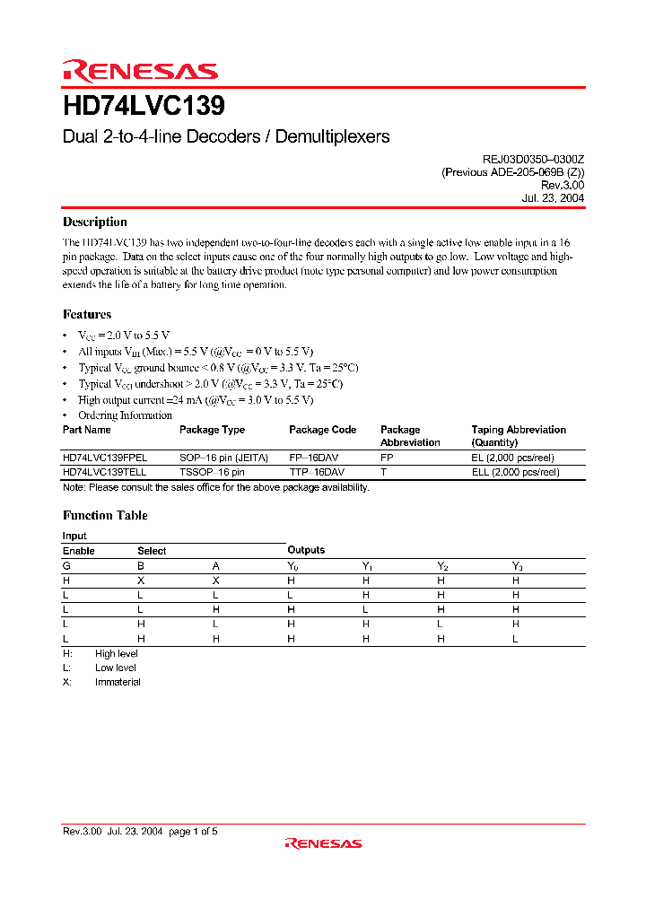 HD74LVC139TELL_1248554.PDF Datasheet