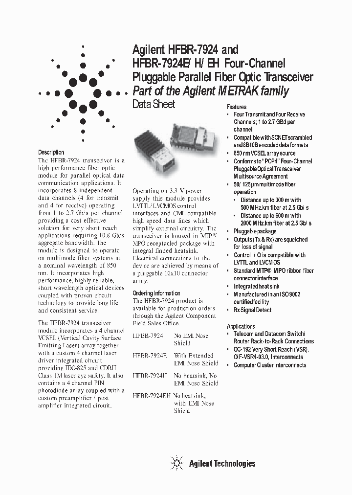 HFBR-7924H_1249339.PDF Datasheet