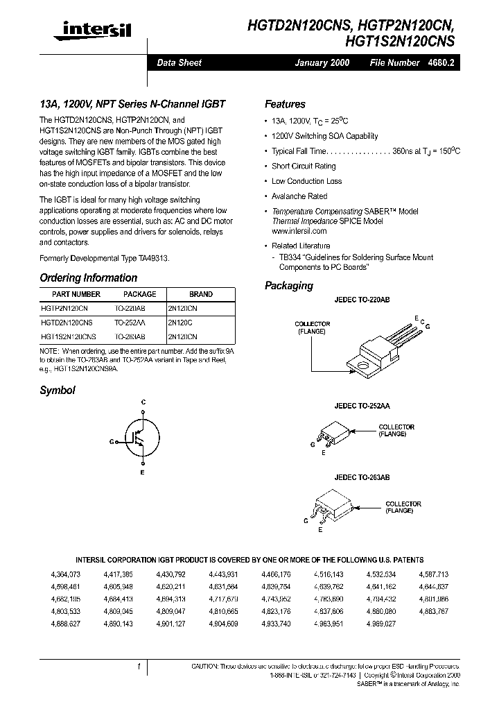 HGTP2N120CN_1249589.PDF Datasheet