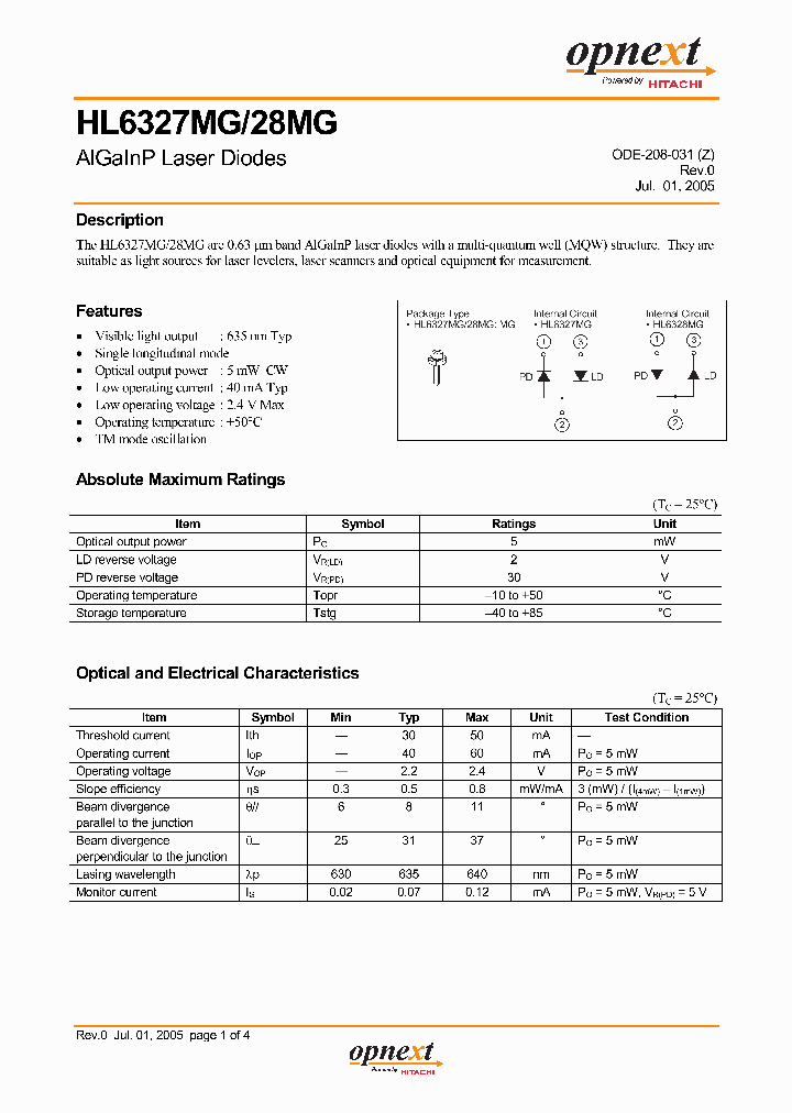 HL6328MG_1250107.PDF Datasheet