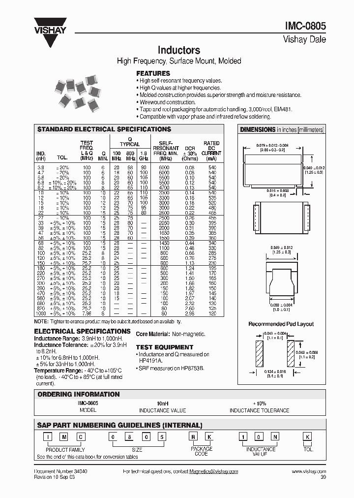 IMC-0805_1254575.PDF Datasheet