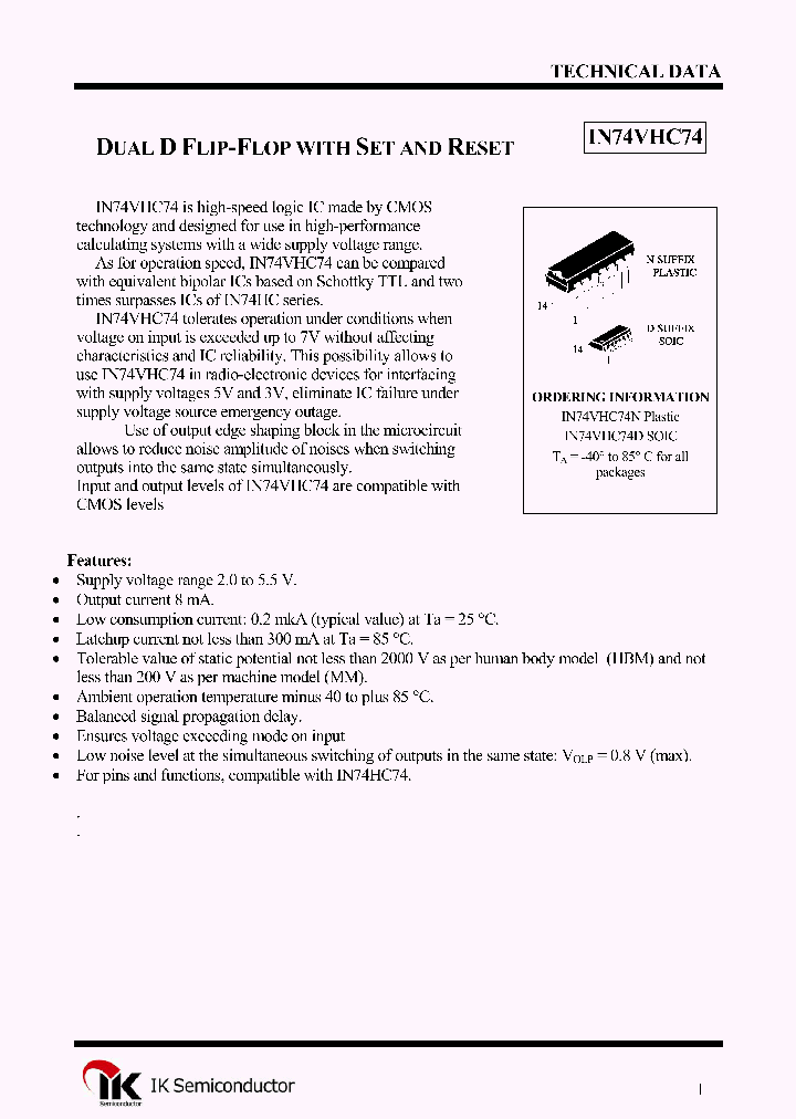 IN74VHC74N_1254876.PDF Datasheet