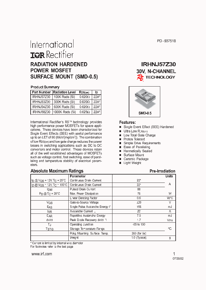 IRHNJ58Z30_1256671.PDF Datasheet