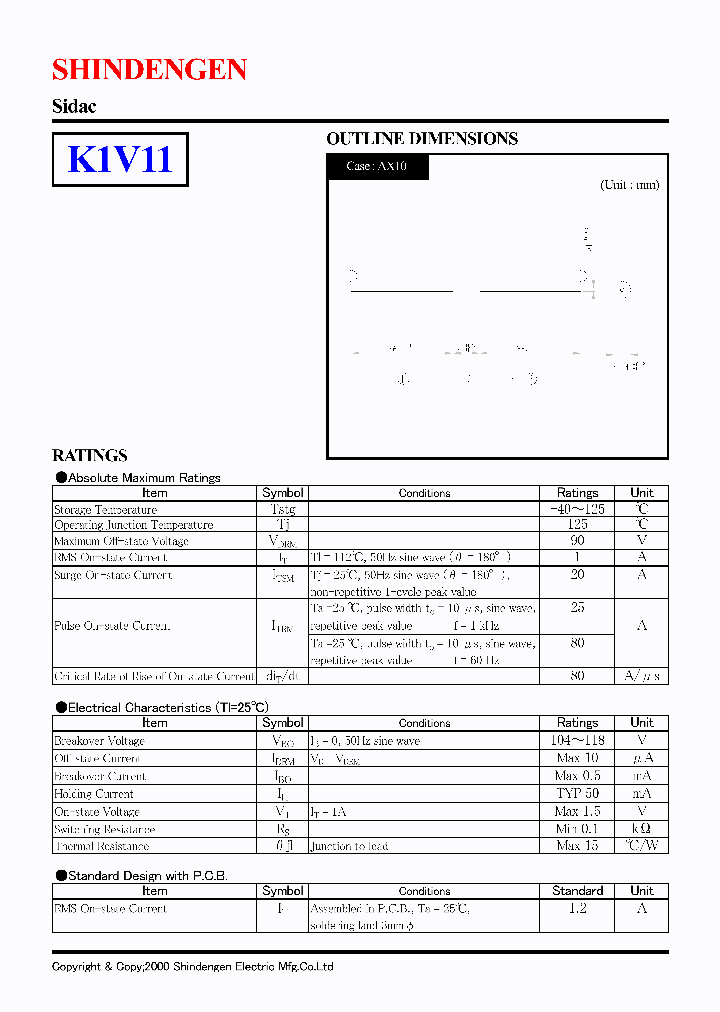 K1V11_1258921.PDF Datasheet