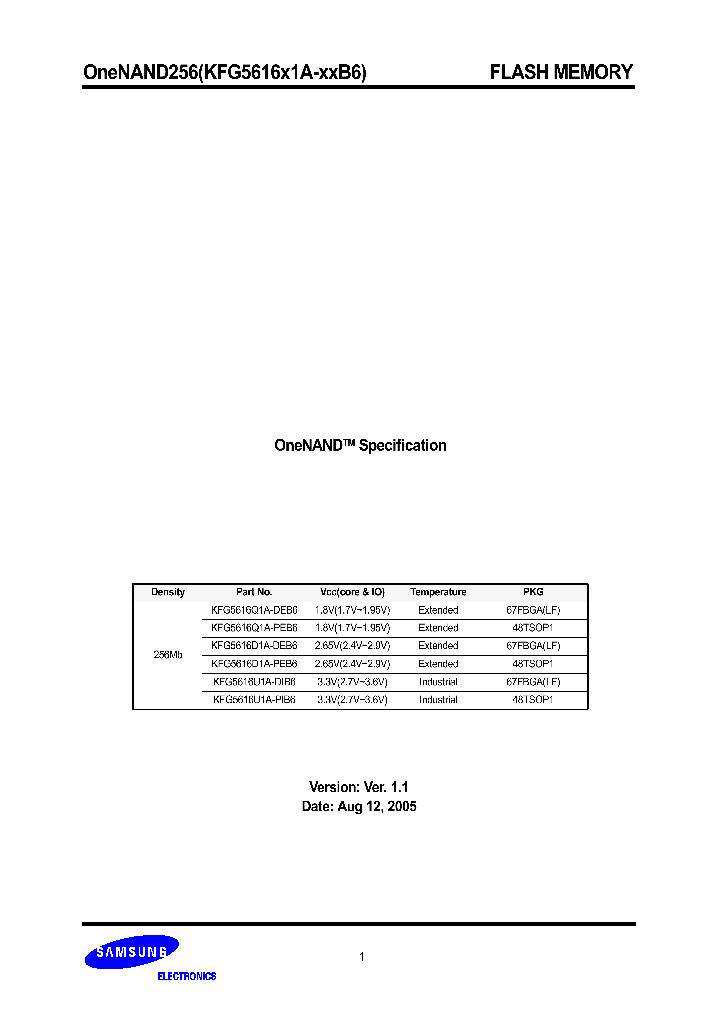 KFG5616U1A-PIB6_1260300.PDF Datasheet