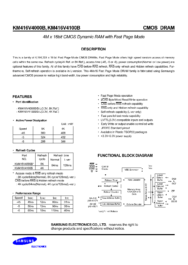 KM416V4100B_1260595.PDF Datasheet