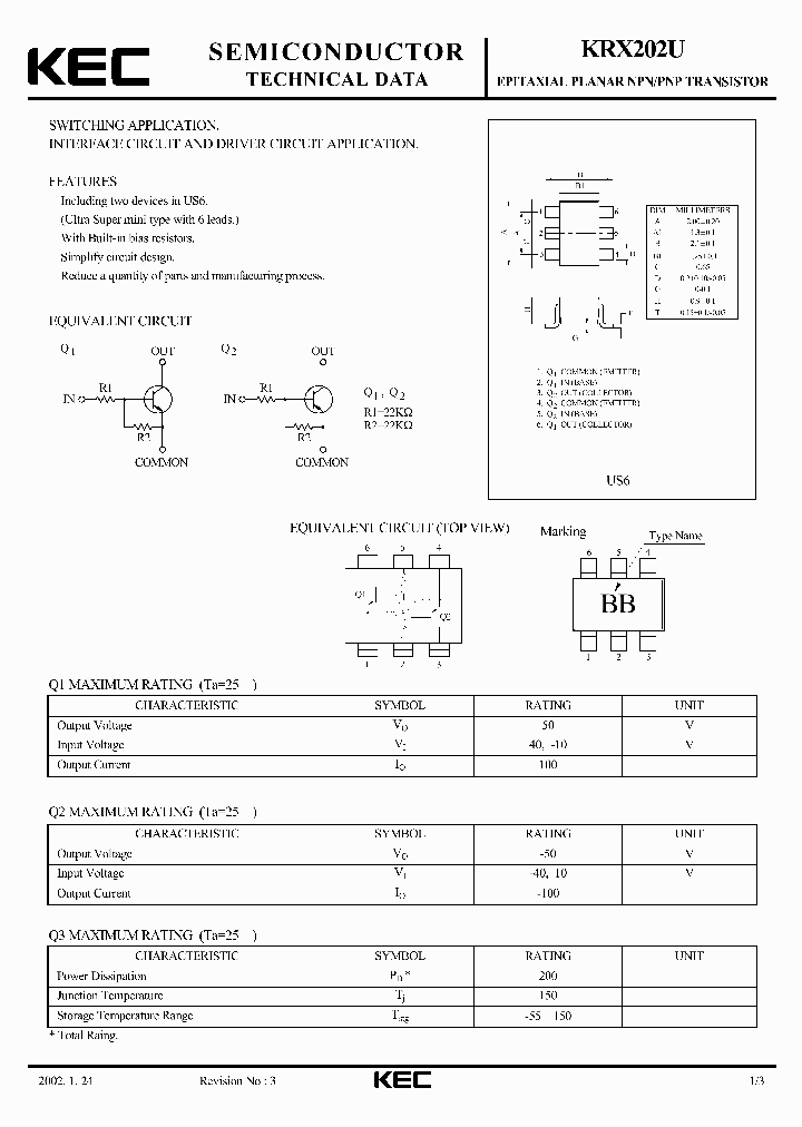 KRX202U_1260987.PDF Datasheet