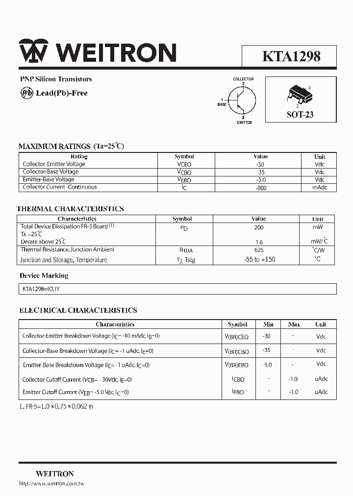 KTA1298_1131462.PDF Datasheet