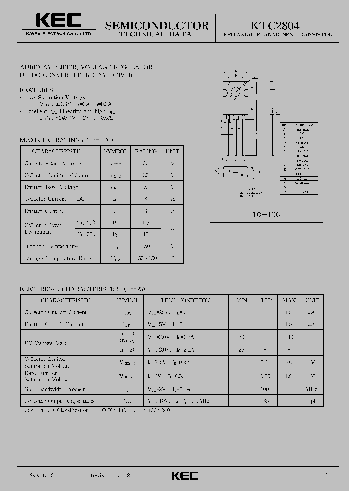 KTC2804_1261664.PDF Datasheet