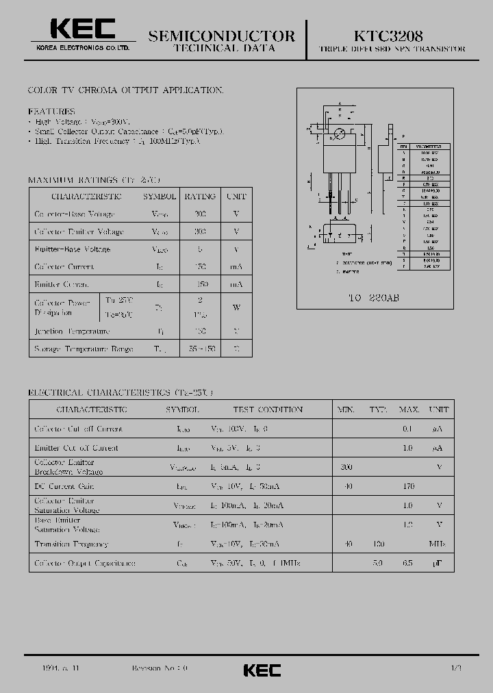 KTC3208_1261685.PDF Datasheet