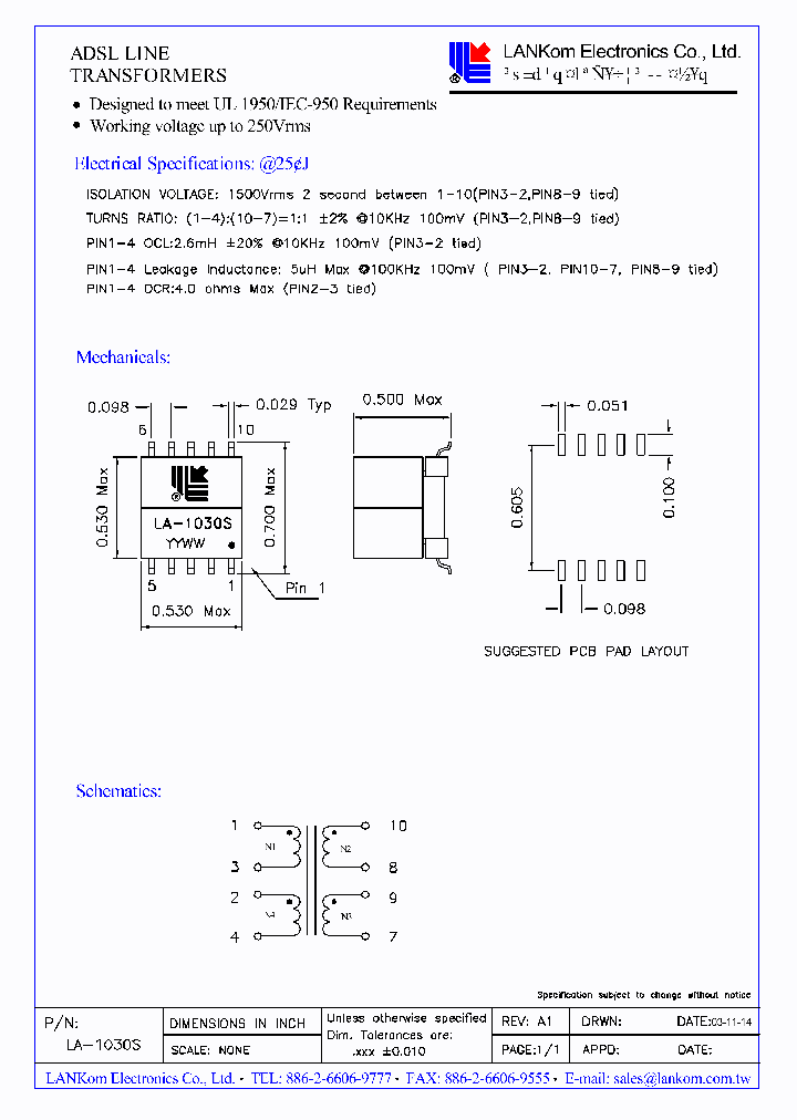 LA-1030S_1262620.PDF Datasheet