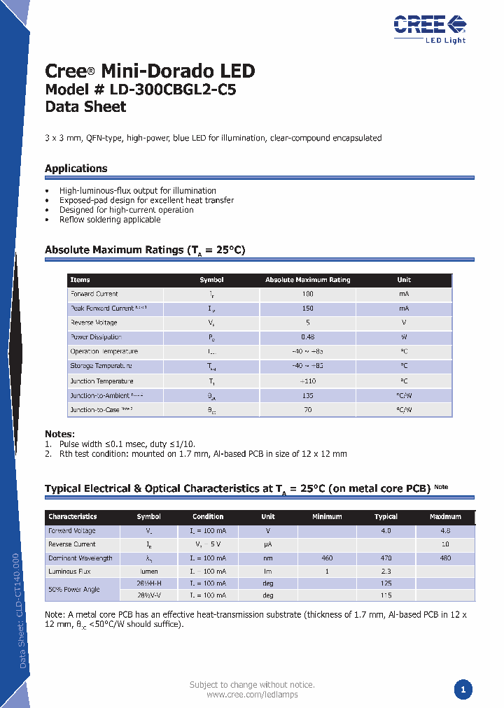 LD-300CBGL2-C5_1264174.PDF Datasheet