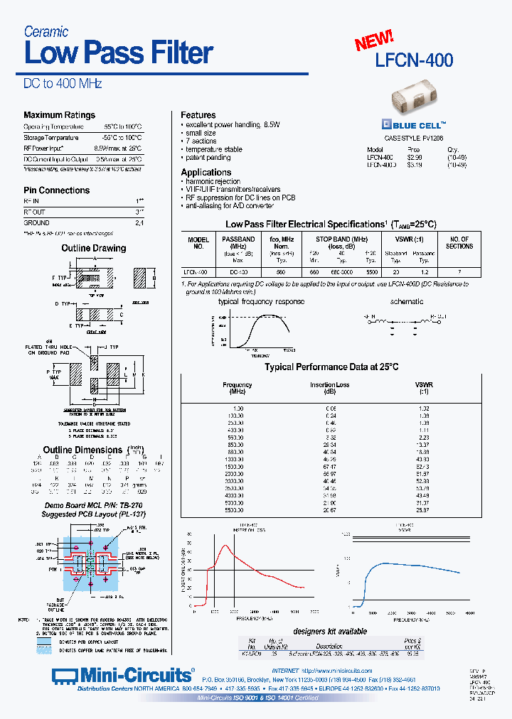 LFCN-400_1264400.PDF Datasheet
