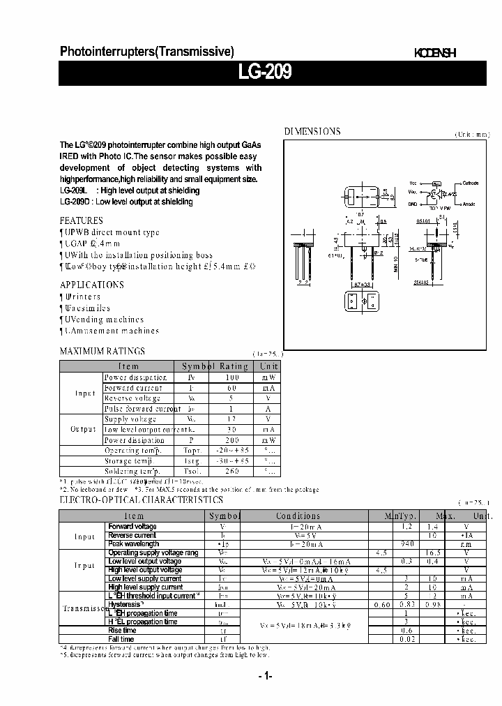 LG-209L_1264464.PDF Datasheet