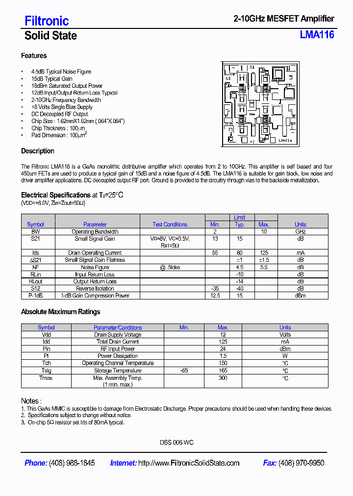 LMA116_1266078.PDF Datasheet