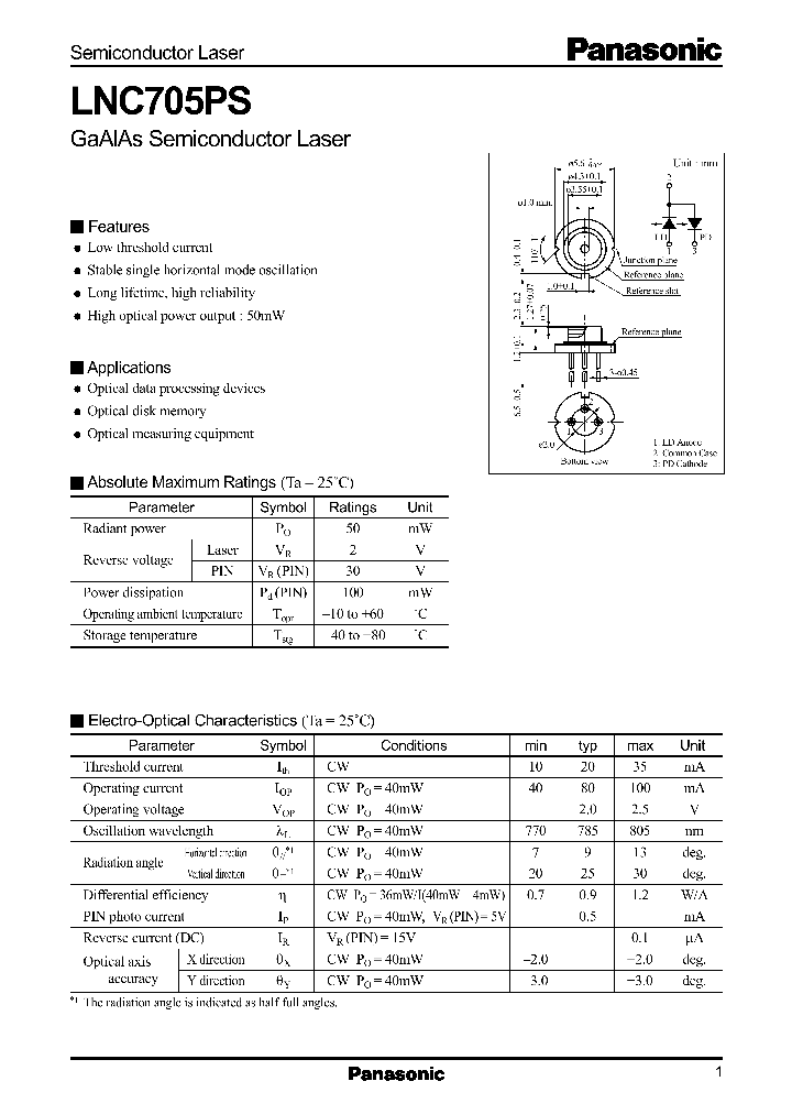 LNC705PS_1266527.PDF Datasheet