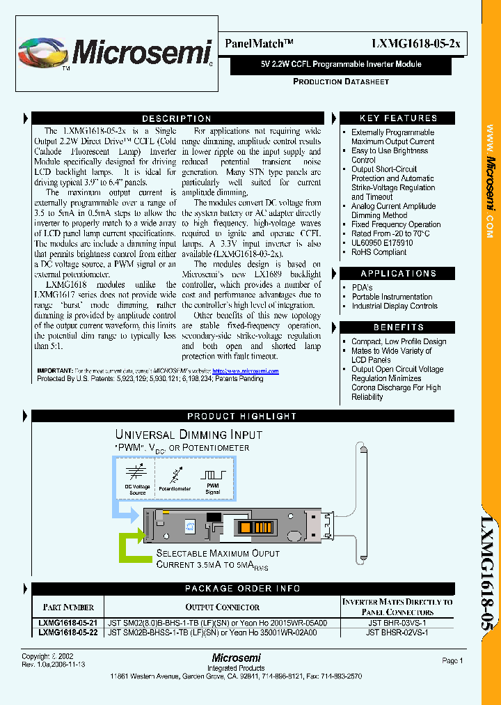 LXMG1618-05-22_1268804.PDF Datasheet