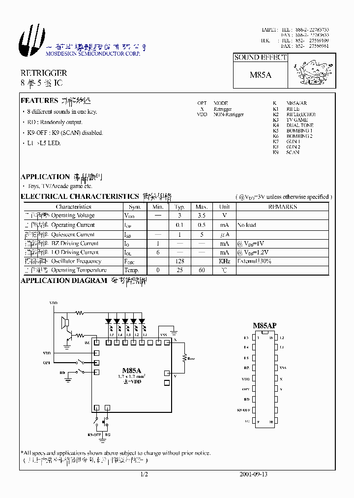 M85A_1271019.PDF Datasheet