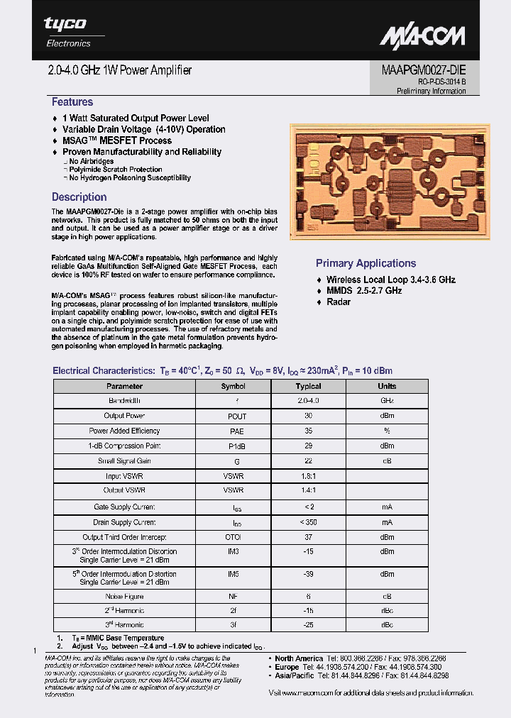 MAAPGM0027-DIE_1271672.PDF Datasheet