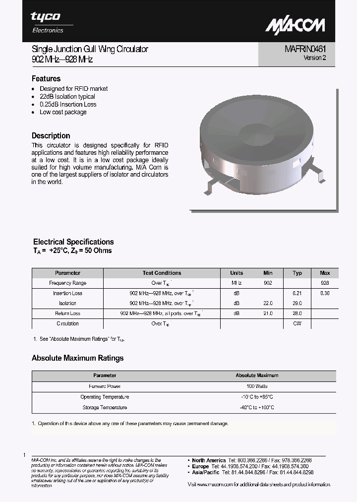 MAFRIN0461_1271925.PDF Datasheet