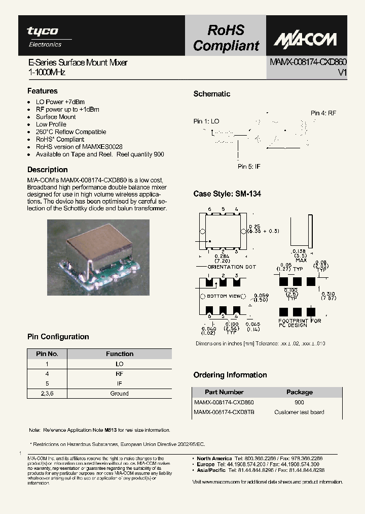 MAMX-008174-CXD8TB_1271956.PDF Datasheet