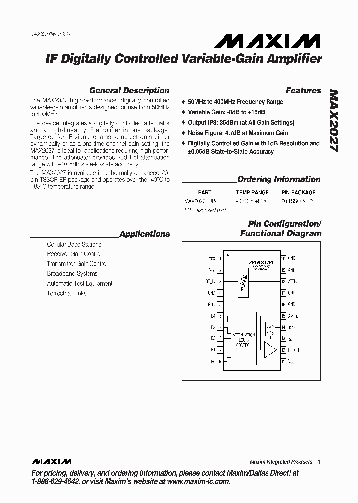 MAX2027EUP-T_1272701.PDF Datasheet