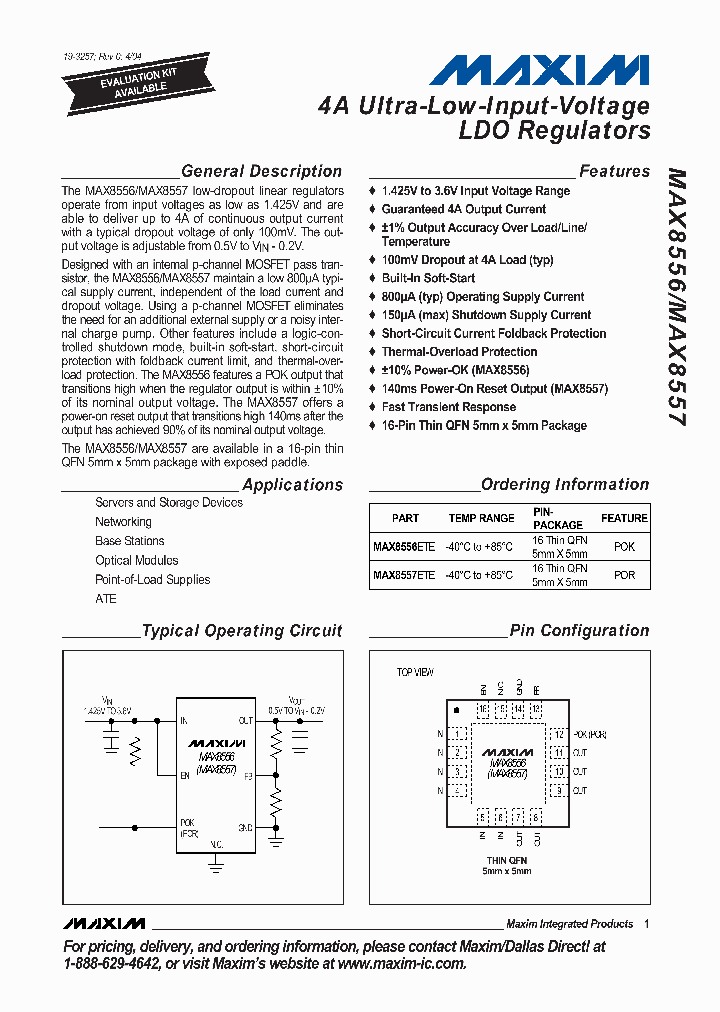 MAX8557ETE_1274079.PDF Datasheet