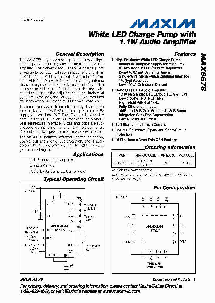 MAX8678ETE_1274117.PDF Datasheet