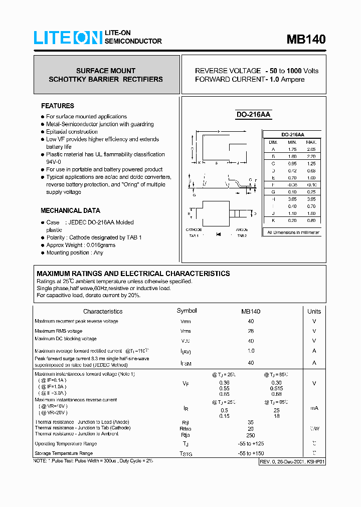 MB140_608520.PDF Datasheet