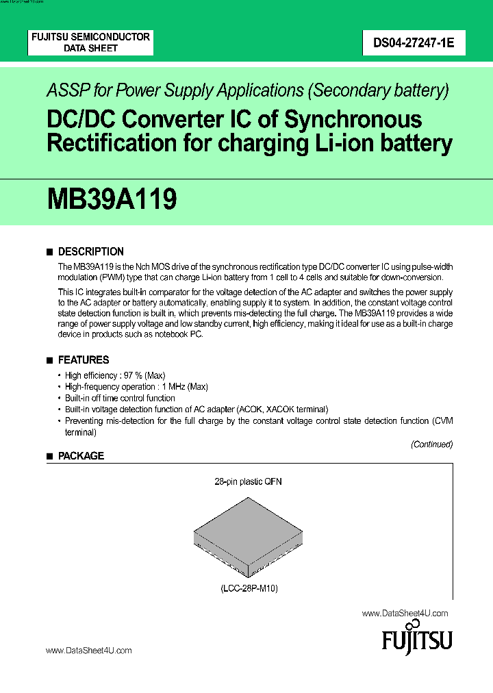 MB39A119_1083013.PDF Datasheet