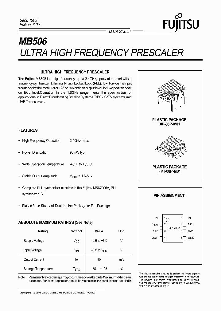 MB506_1274555.PDF Datasheet