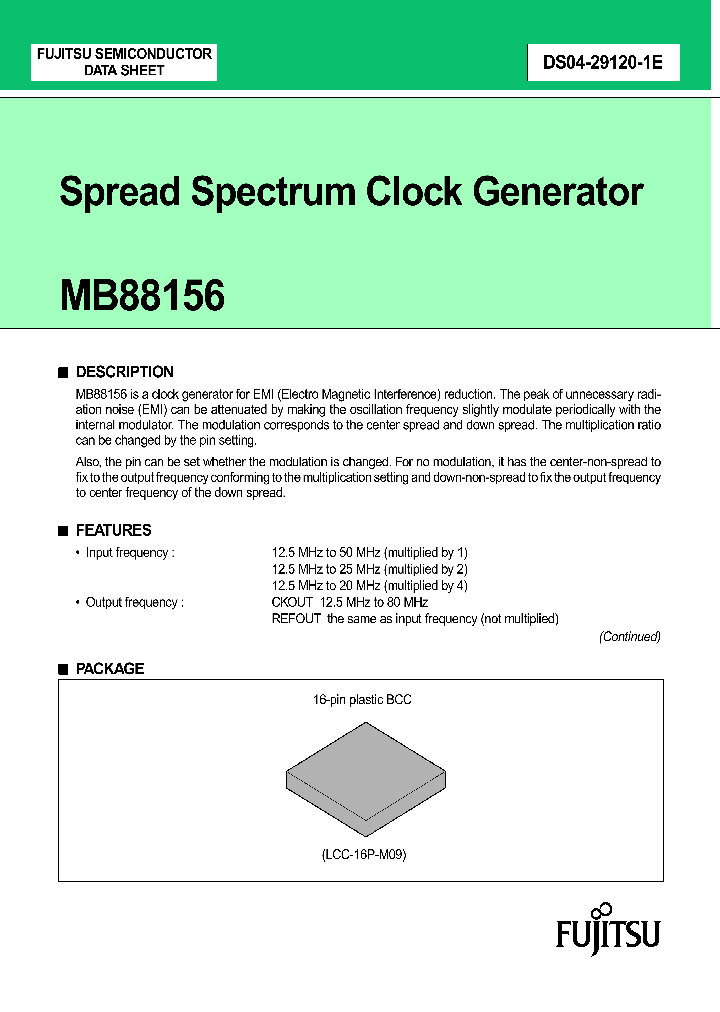 MB88156PV-G-001-EFE1_1274648.PDF Datasheet