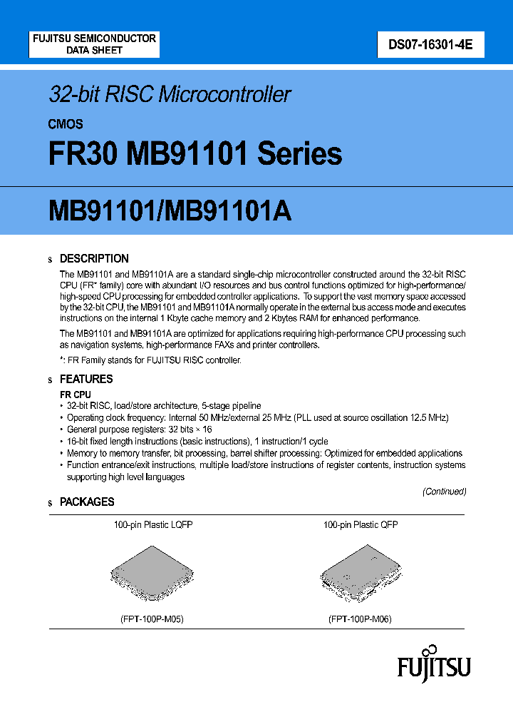 MB91101APFV_1274775.PDF Datasheet