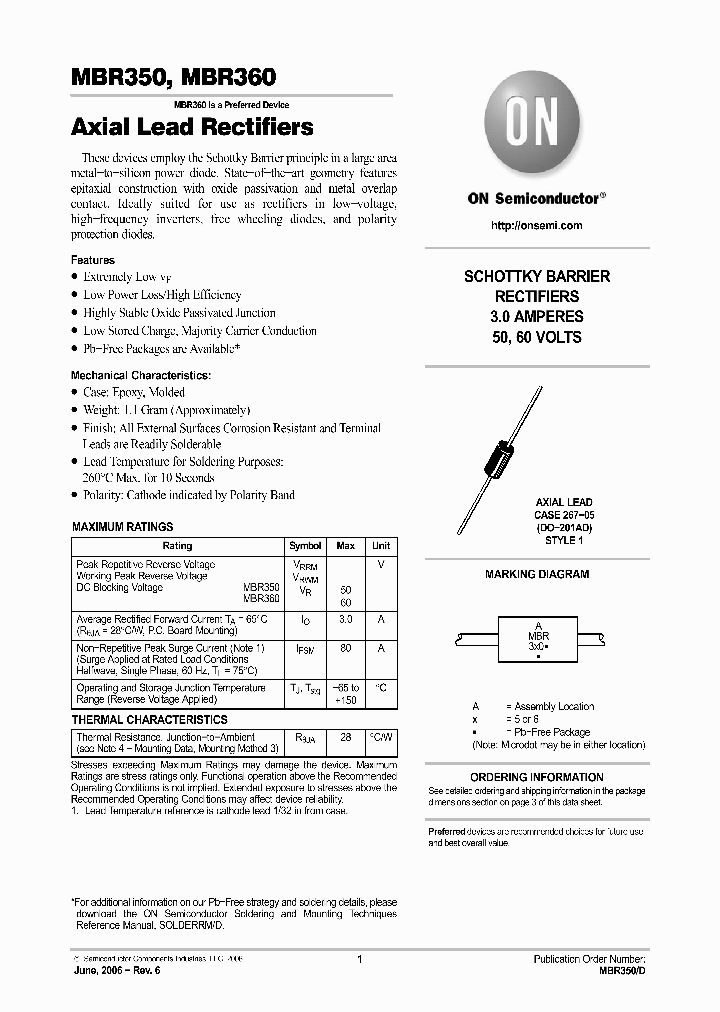 MBR350RLG_741864.PDF Datasheet