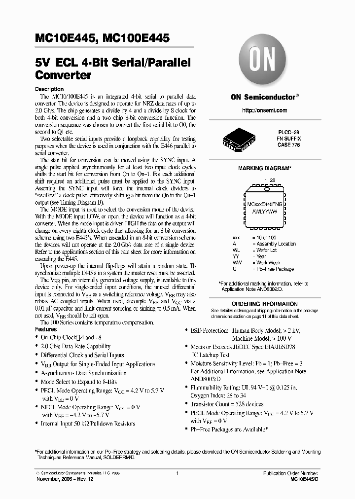 MC100E445FN_742009.PDF Datasheet