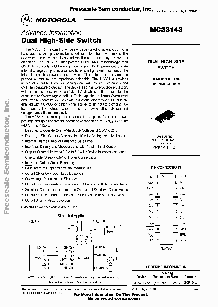 MC33143DW_1276235.PDF Datasheet